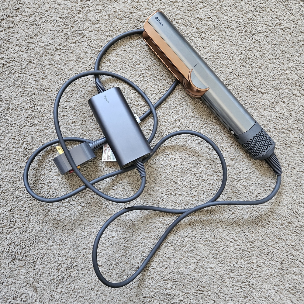 Dyson Airstrait - No Heat Damage Hair Straightener Styling Tool In Copper/Grey